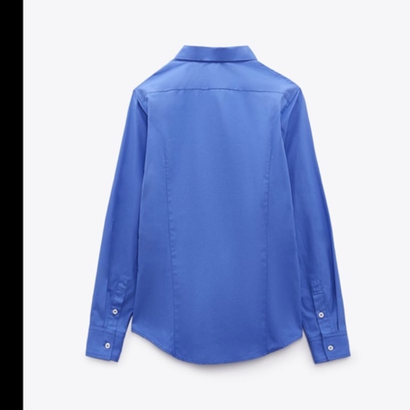 💙SLIM POPLIN SHIRT - Picture 6 of 6